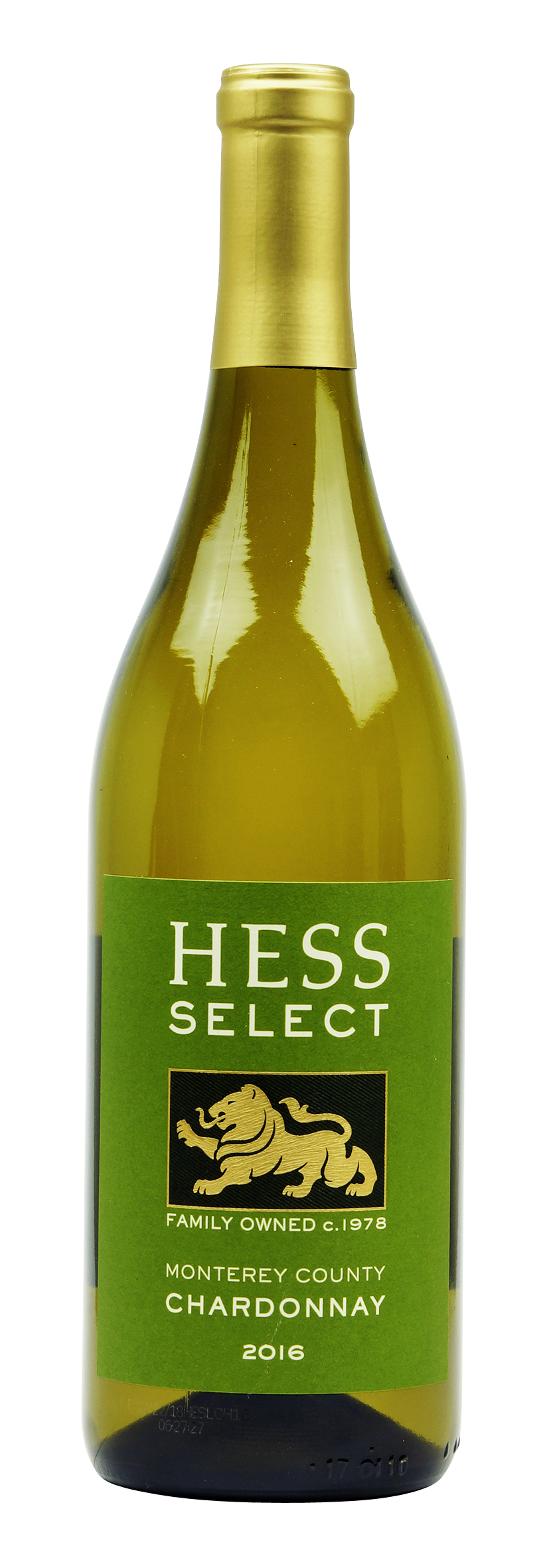 Monterey County Hess Select Chardonnay 2016
