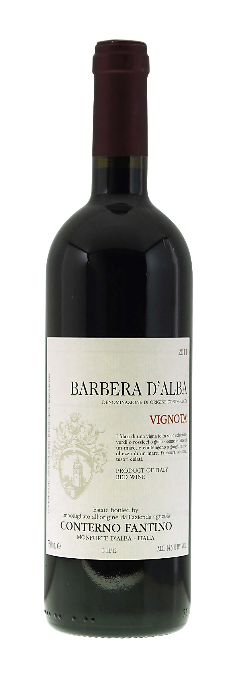 Barbera d'Alba DOC Vignota 2011