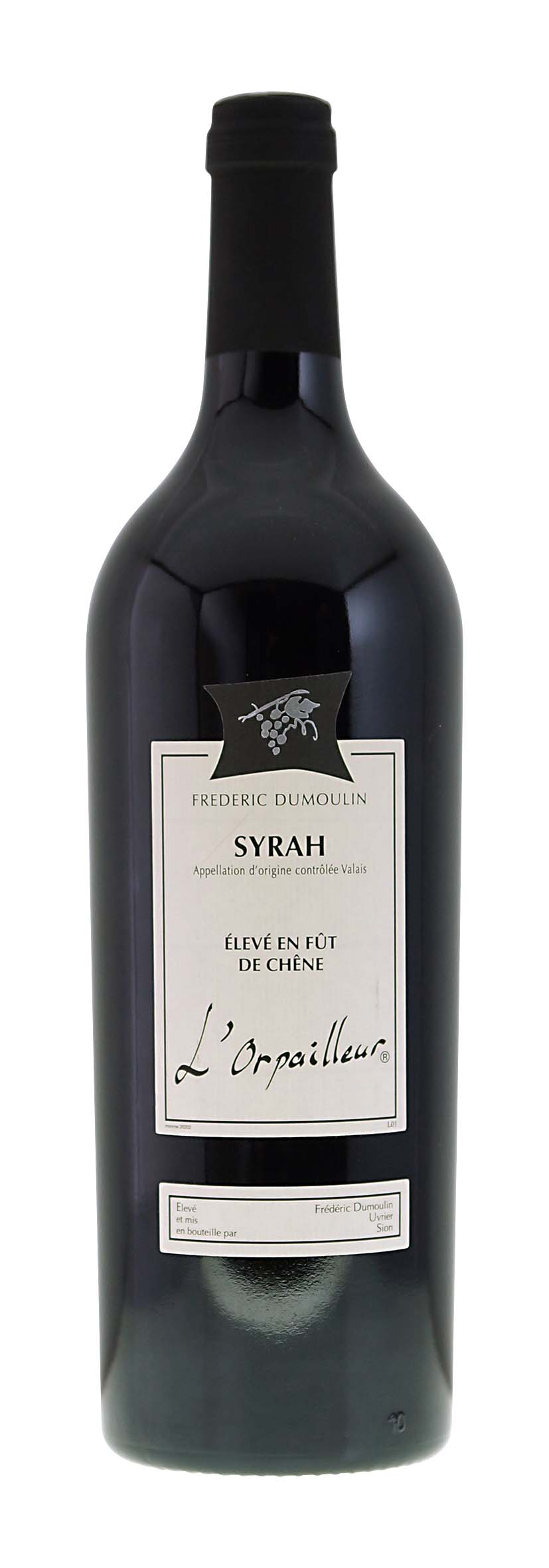 Valais AOC Syrah élevé en fût de chêne 2011