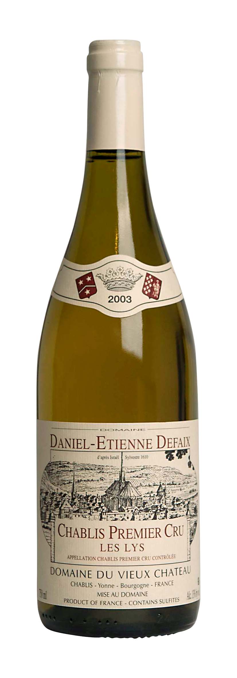 Chablis Premier Cru AOC Domaine du Vieux Château - Les Lys 2003