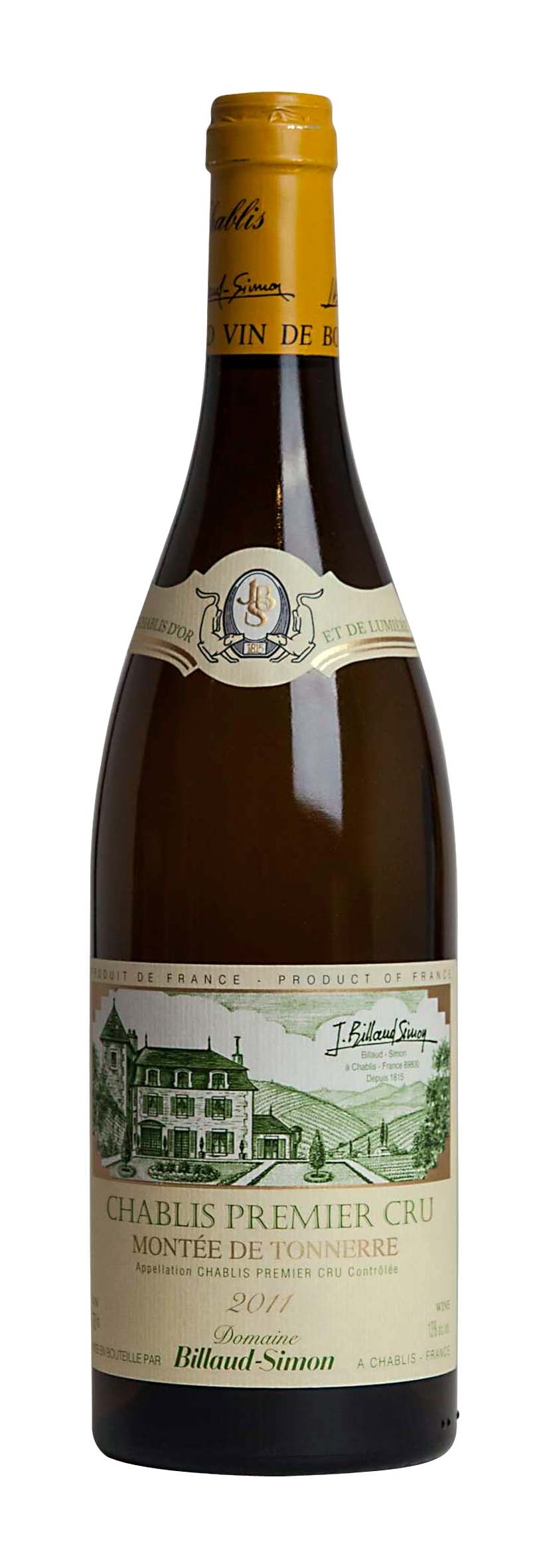 Chablis Premier Cru AOC Montée de Tonnerre 2011