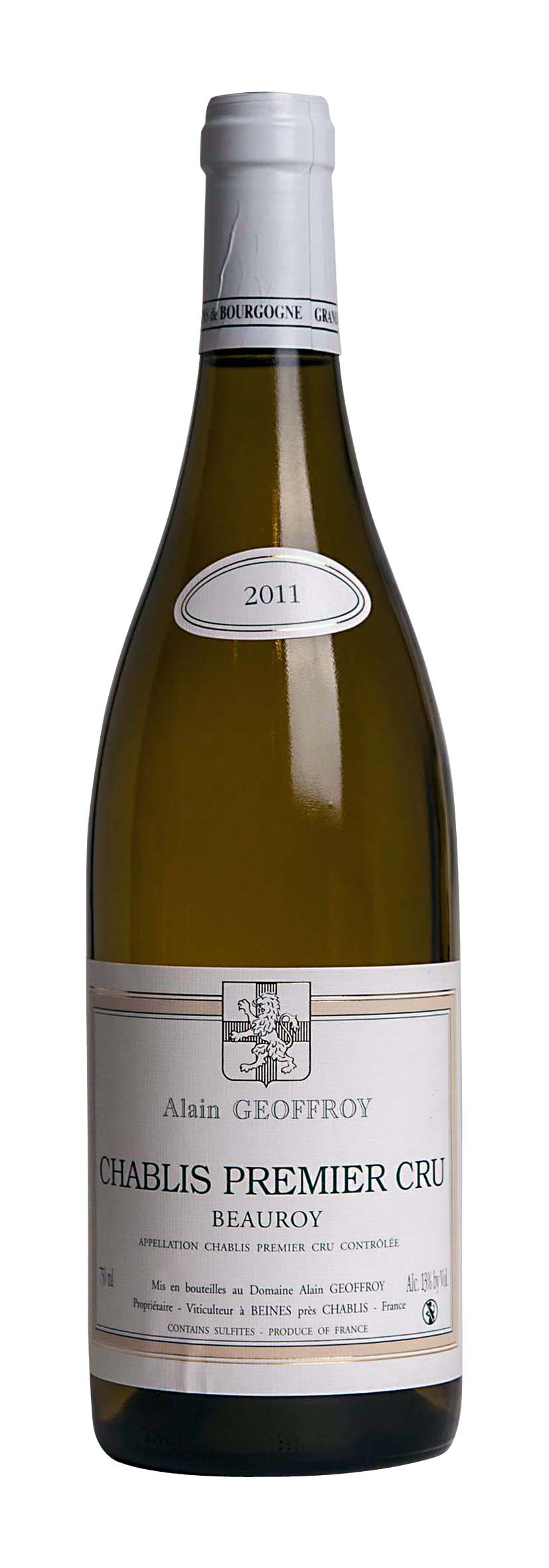 Chablis Premier Cru AOC Beauroy 2011