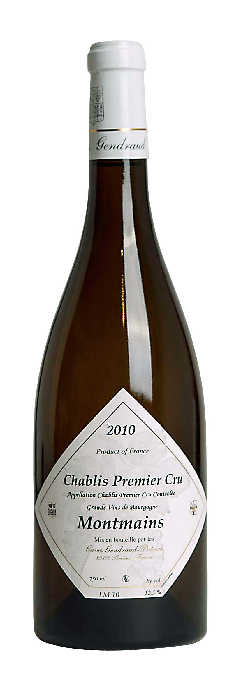 Chablis Premier Cru AOC Montmains 2010