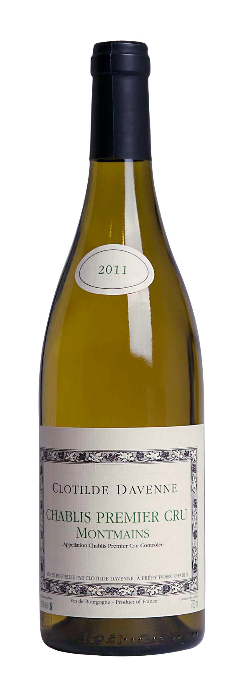 Chablis Premier Cru AOC Montmains 2011