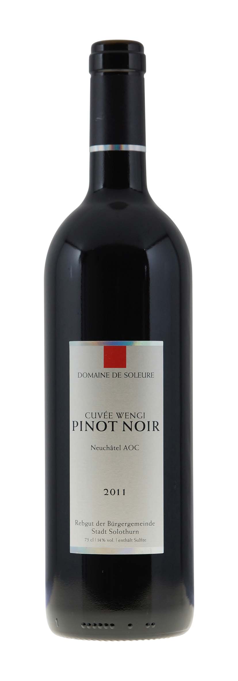 Neuchâtel AOC Pinot Noir Cuvée Wengi 2011