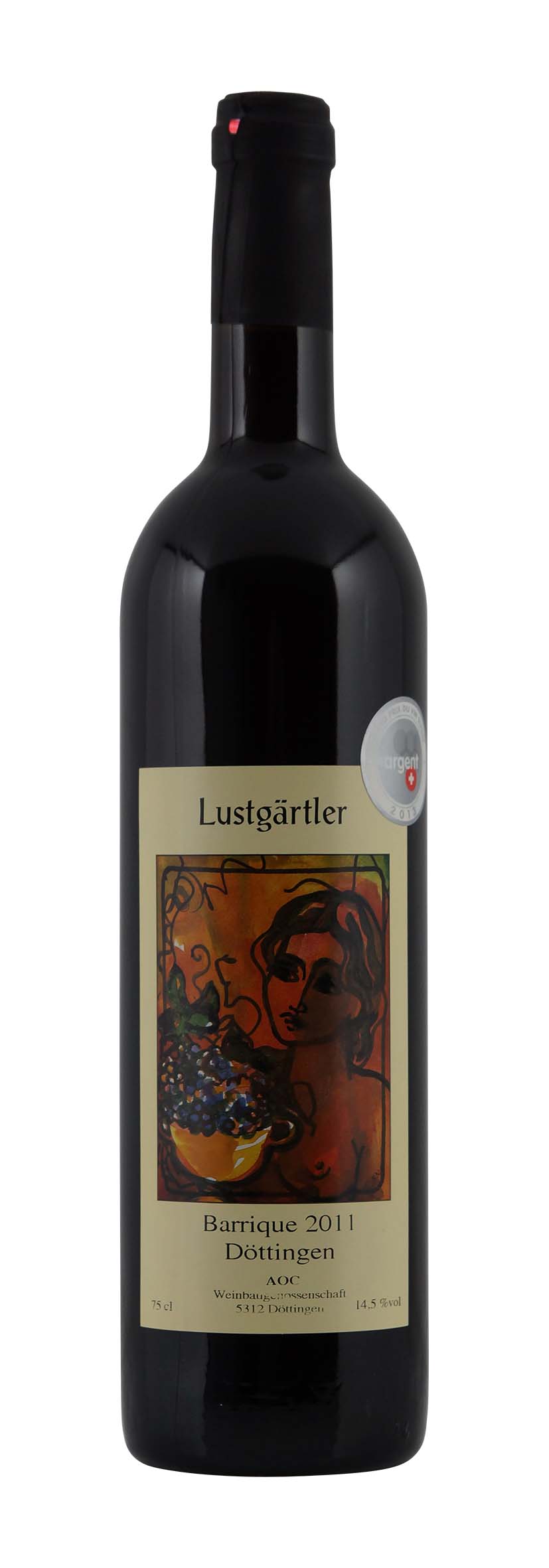 Aargau AOC Döttingen Lustgärtler Pinot Noir Barrique 2011