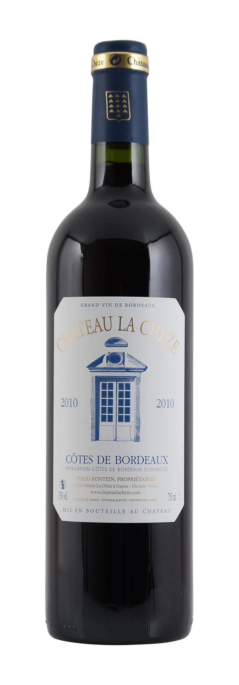 Premières Côtes de Bordeaux AOC Château La Chèze 2010