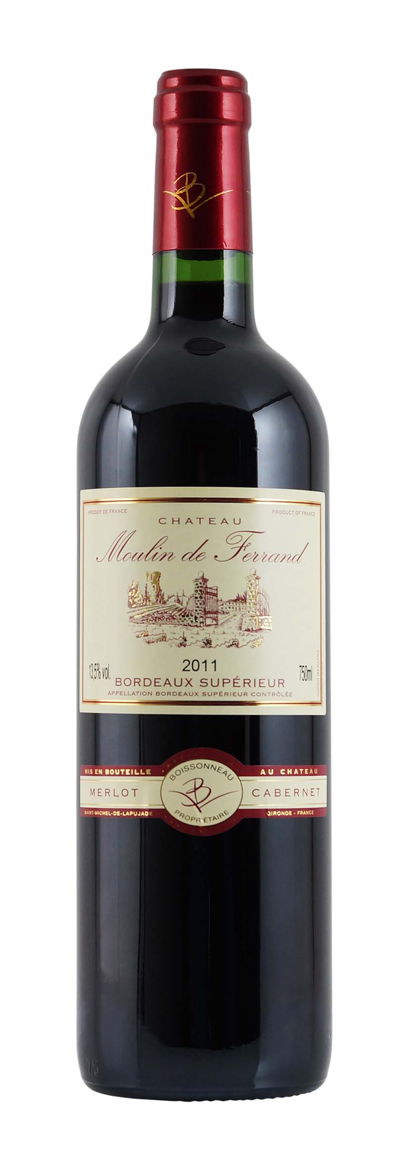 Bordeaux Supérieur AOC Château Moulin de Ferrand 2011