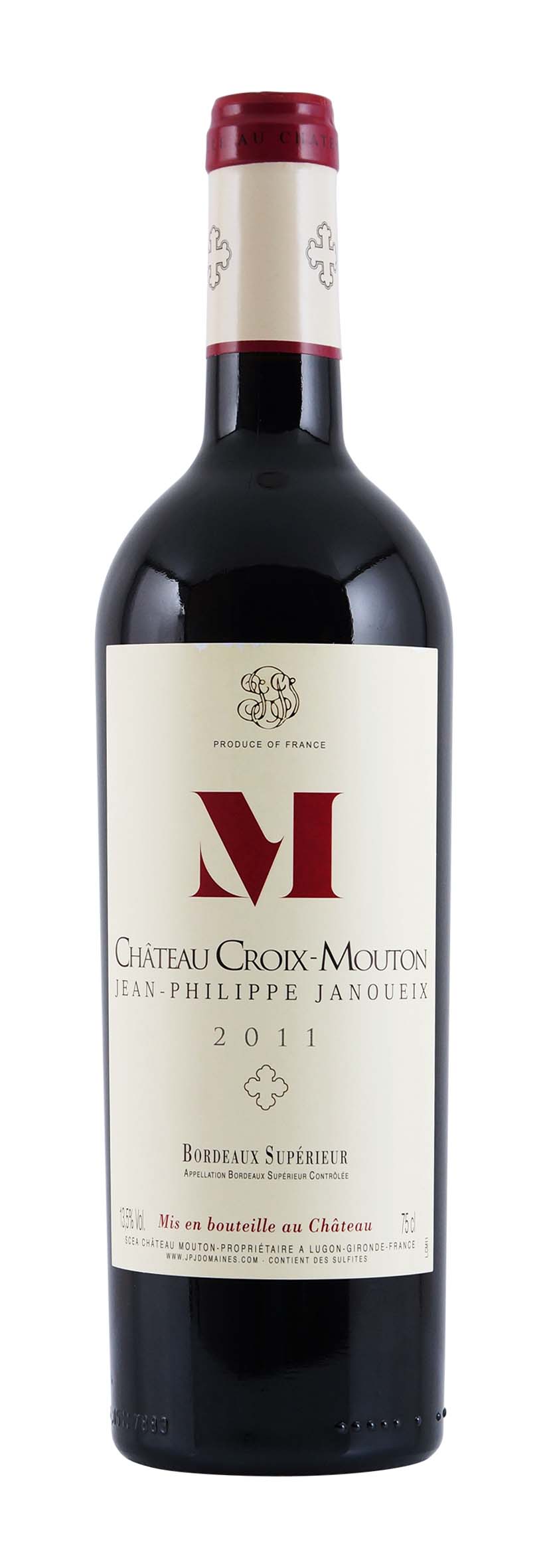 Bordeaux Supérieur AOC Château Croix-Mouton 2011