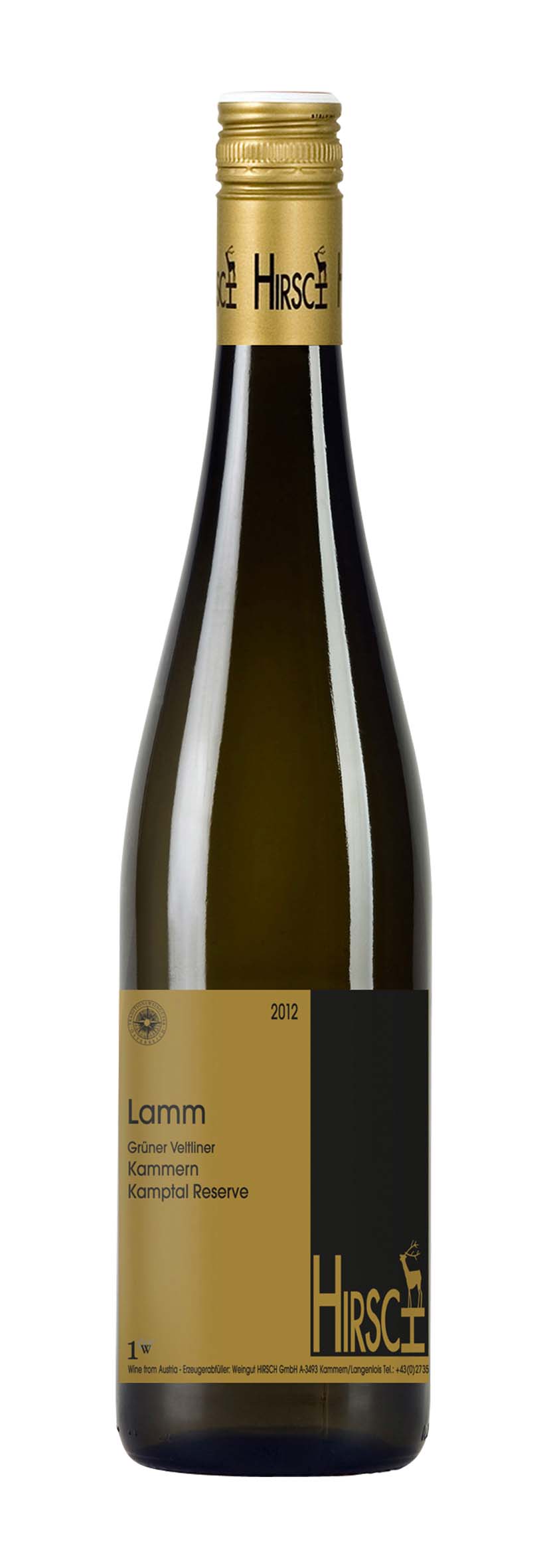 Ried Lamm - Kammern ÖTW.Erste Lage Kamptal DAC Grüner Veltliner 2012