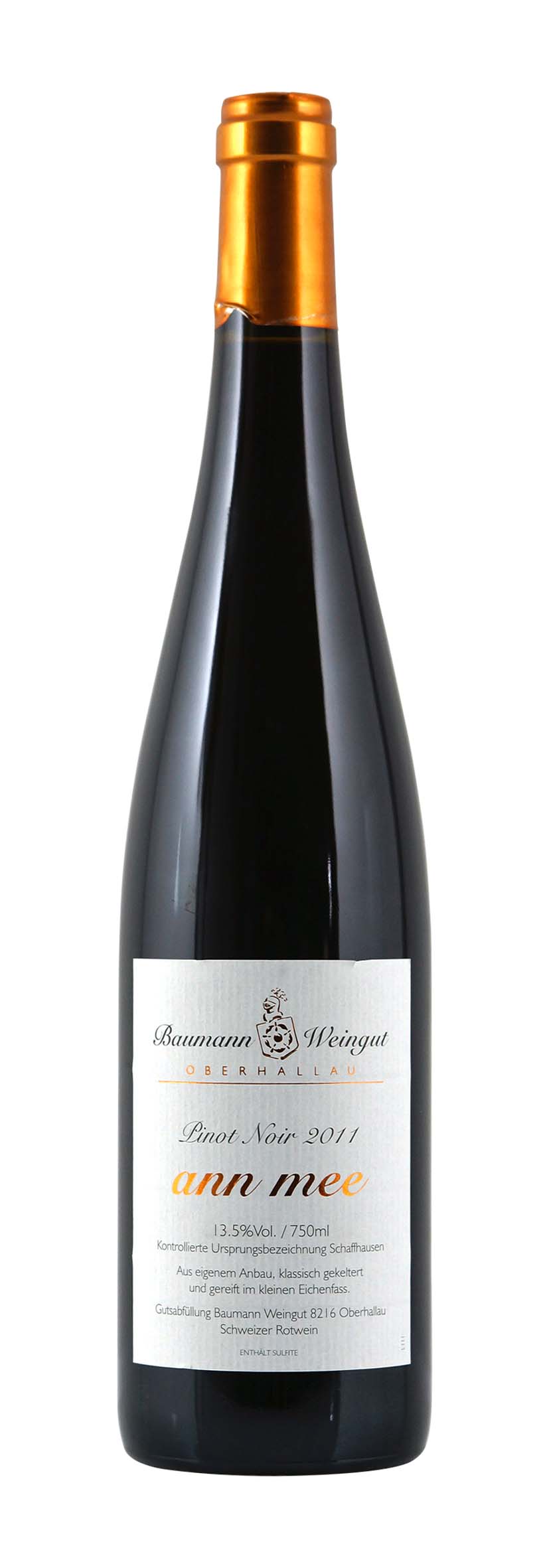 Schaffhausen AOC Pinot Noir ann mee 2011