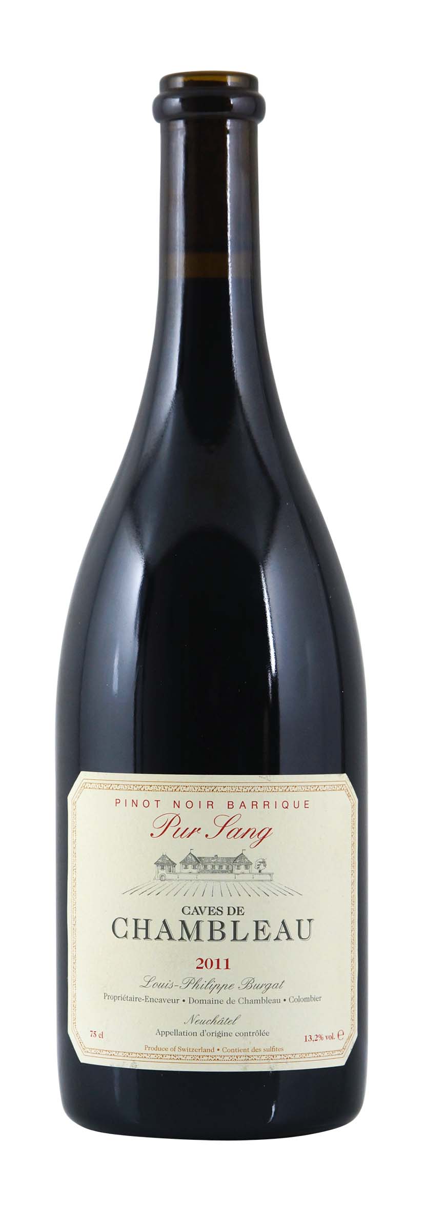 Neuchâtel AOC Pinot Noir Barrique Pur Sang 2011