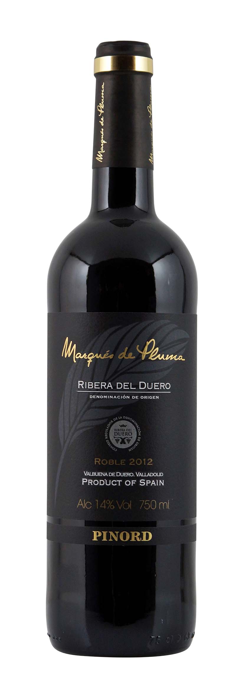 Ribera del Duero DO Marques de Pluma Roble 2012