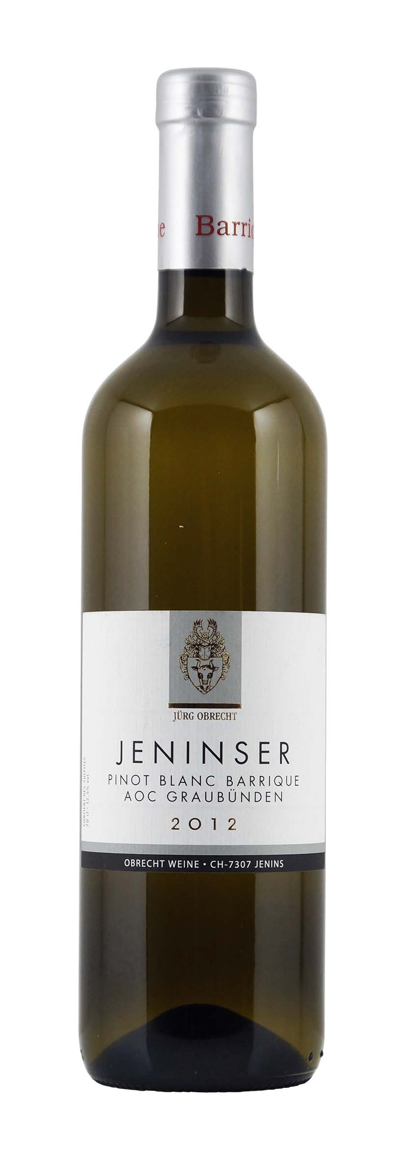 Graubünden AOC Jeninser Pinot Blanc Barrique 2012