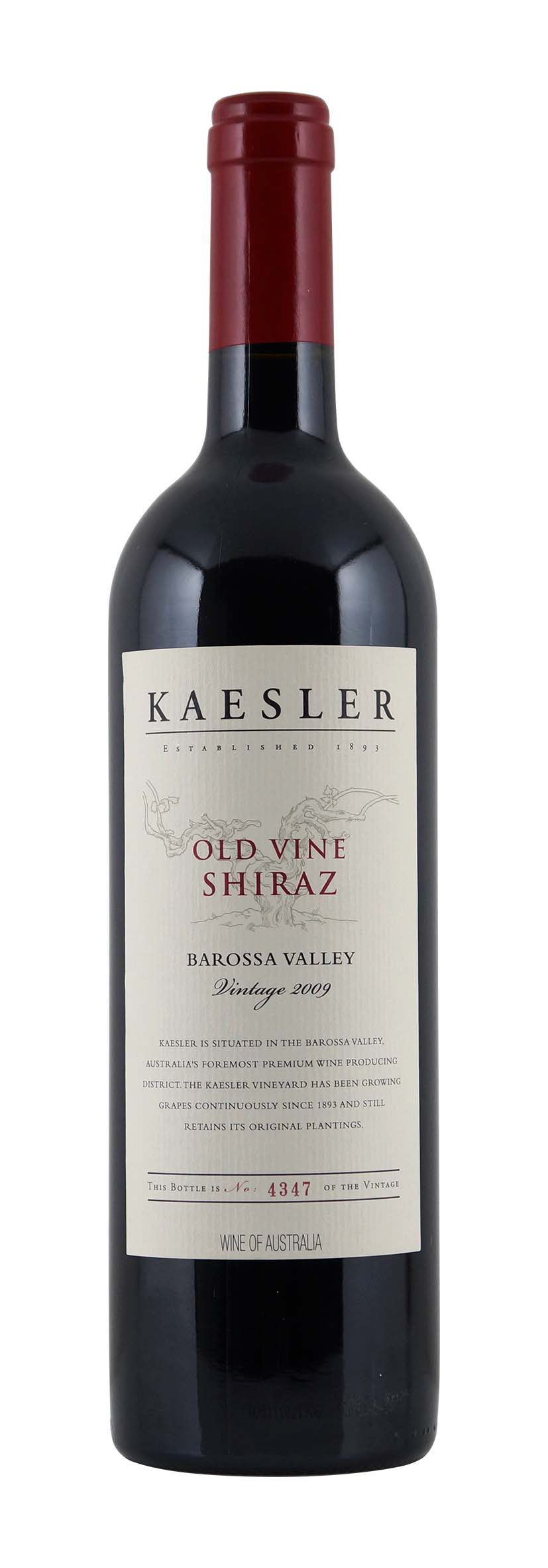 Barossa Valley Old Vine Shiraz 2009