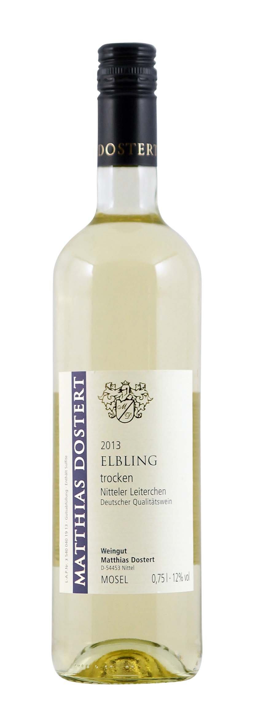 Nitteler Leiterchen Elbling trocken 2013