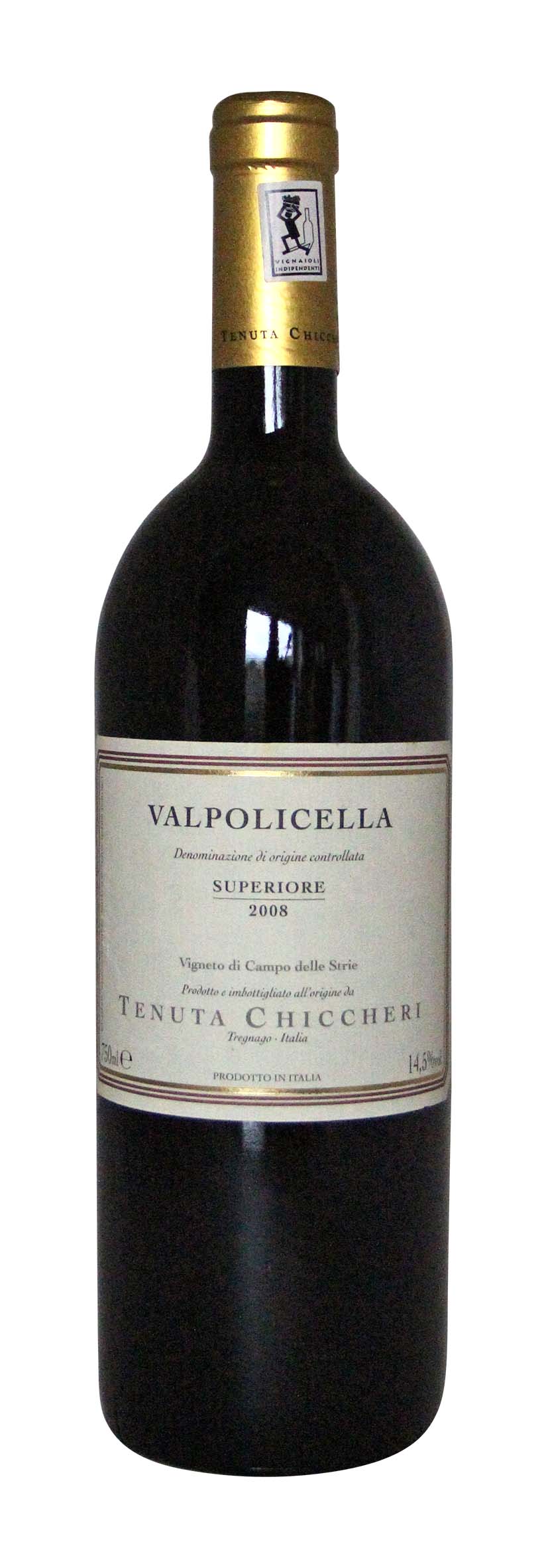 Valpolicella DOC Superiore Vigneto di Campo delle Strie 2008