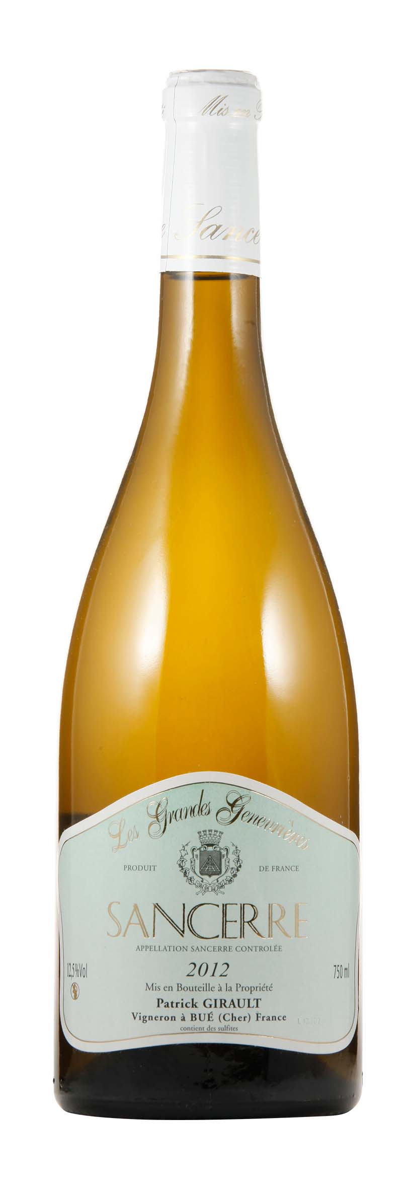 Sancerre AOC Les Grandes Genevrières 2012