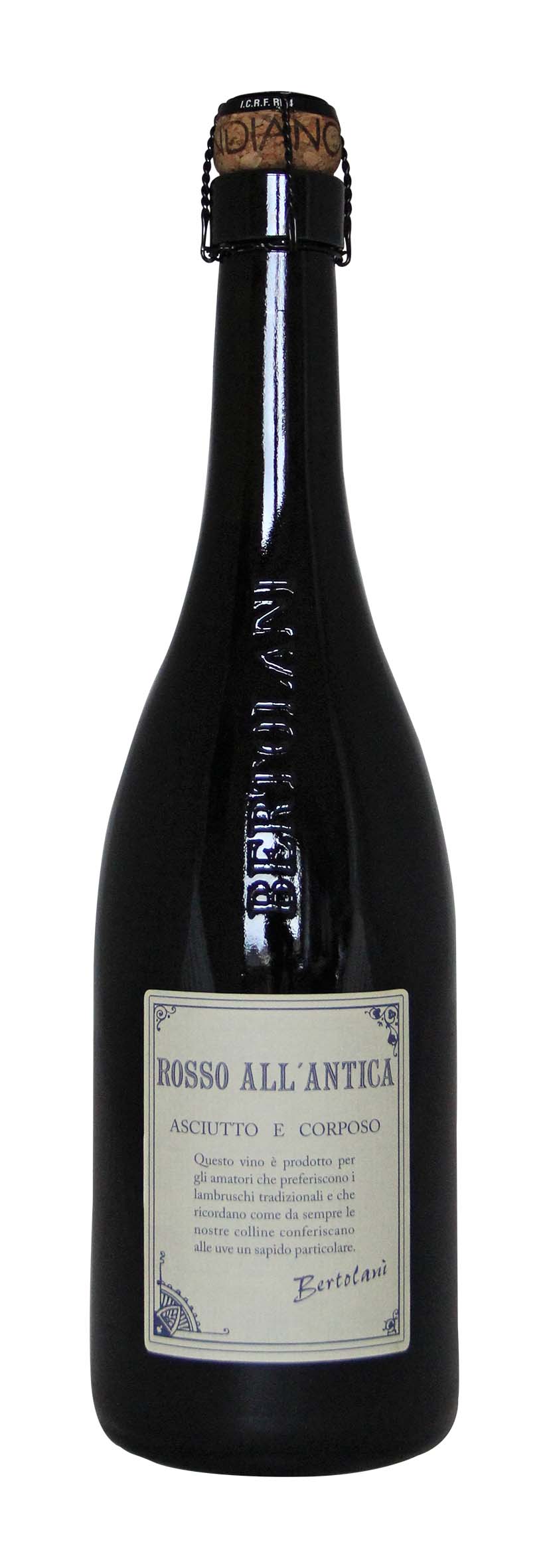 Reggiano DOC Lambrusco Rosso all'Antica Secco Vino Frizzante 0