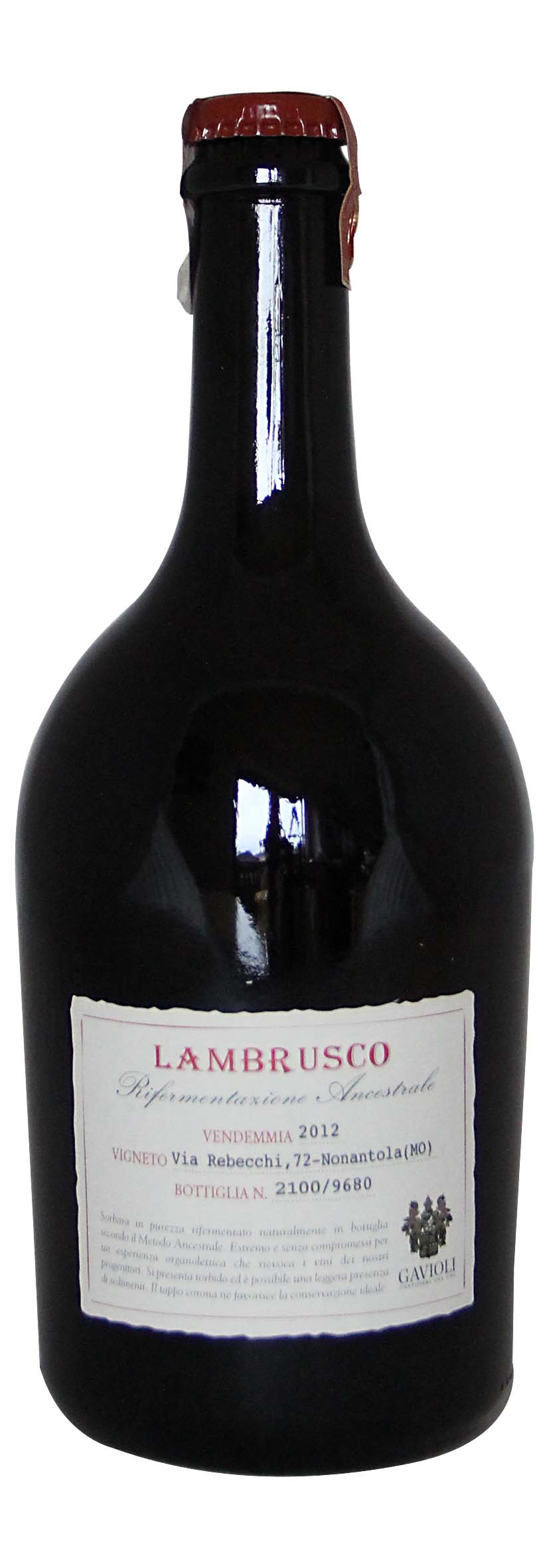 Modena DOC Lambrusco Rifermentazione Ancestrale 2012