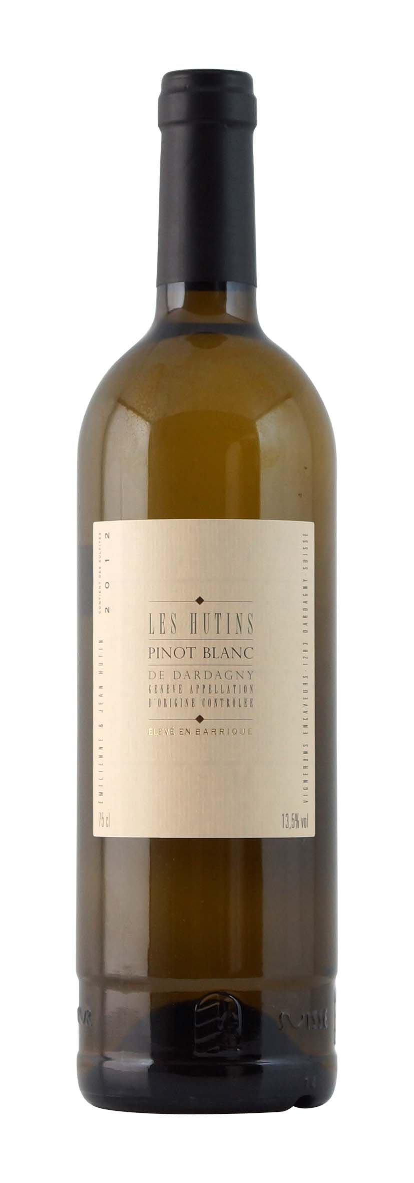 Genève AOC Dardagny Pinot Blanc Barrique 2012