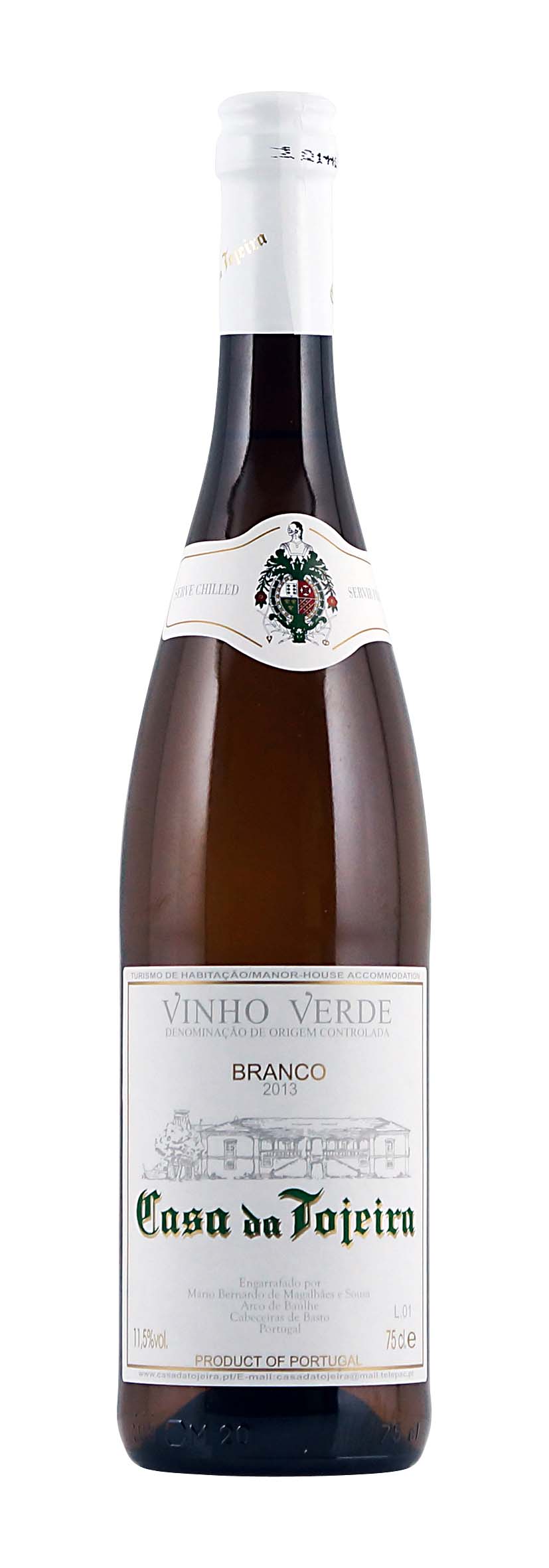 DOC Vinho Verde Casa da Tojeira Branco 2013