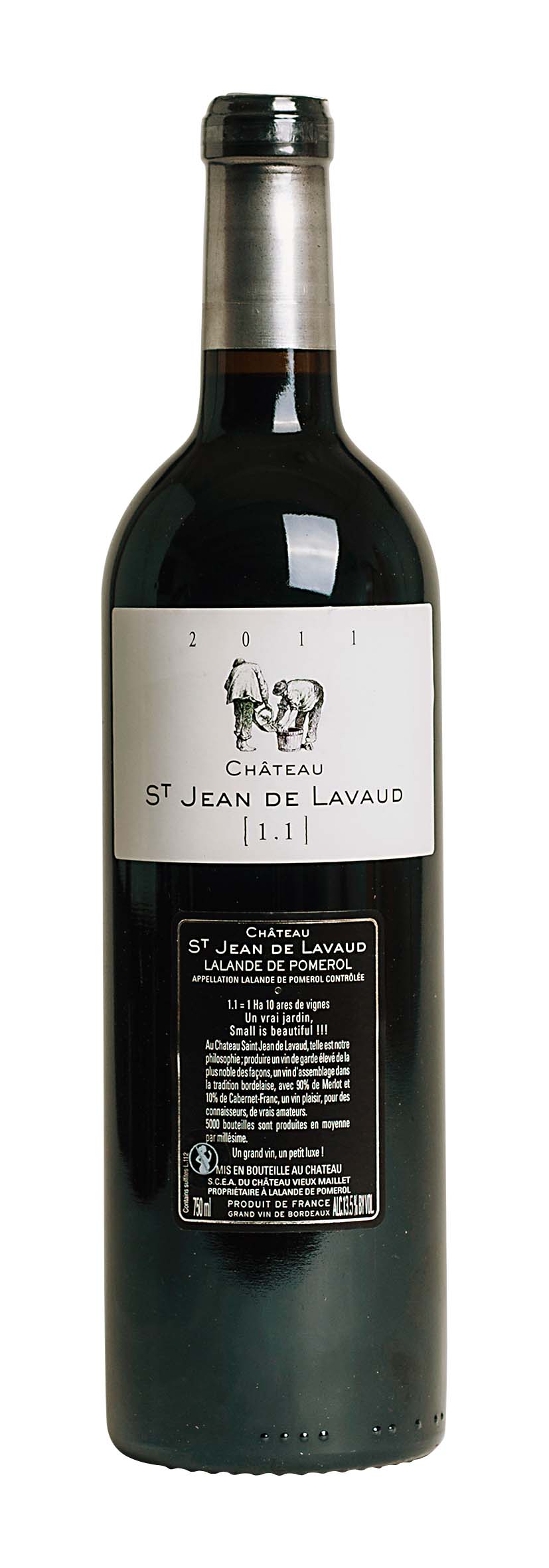 Lalande-de-Pomerol AOC Château Saint-Jean de Lavaud 2011