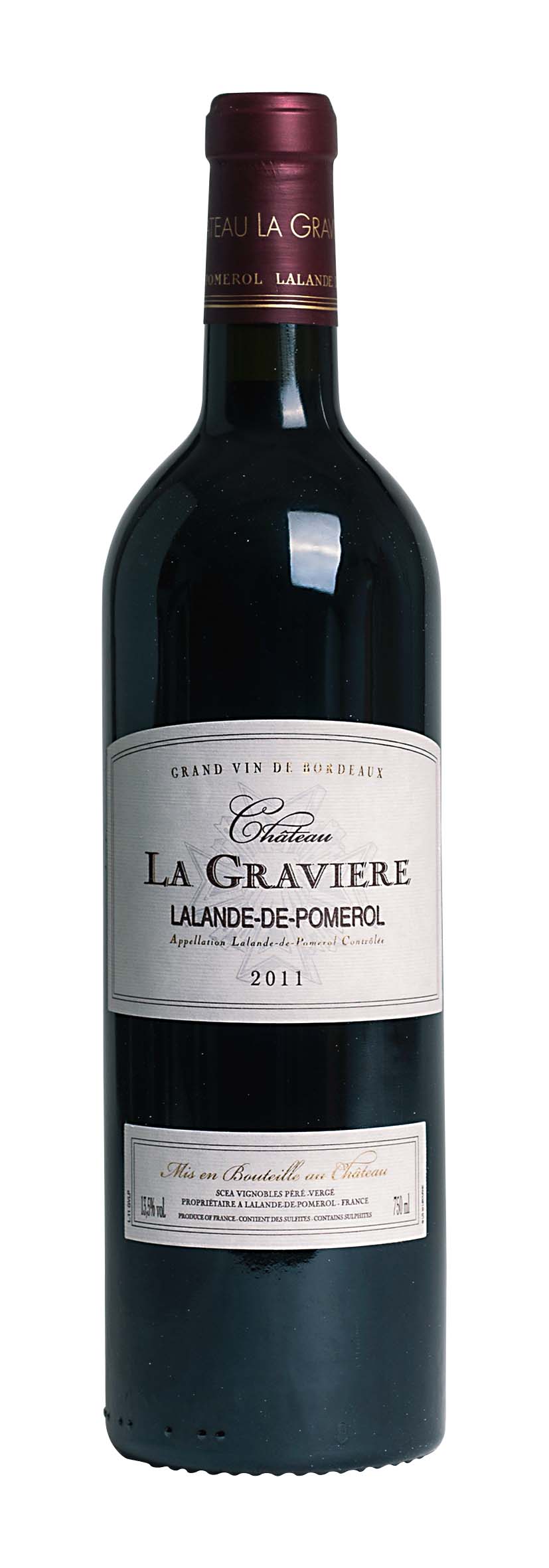 Lalande-de-Pomerol AOC Moulin La Gravière 2011