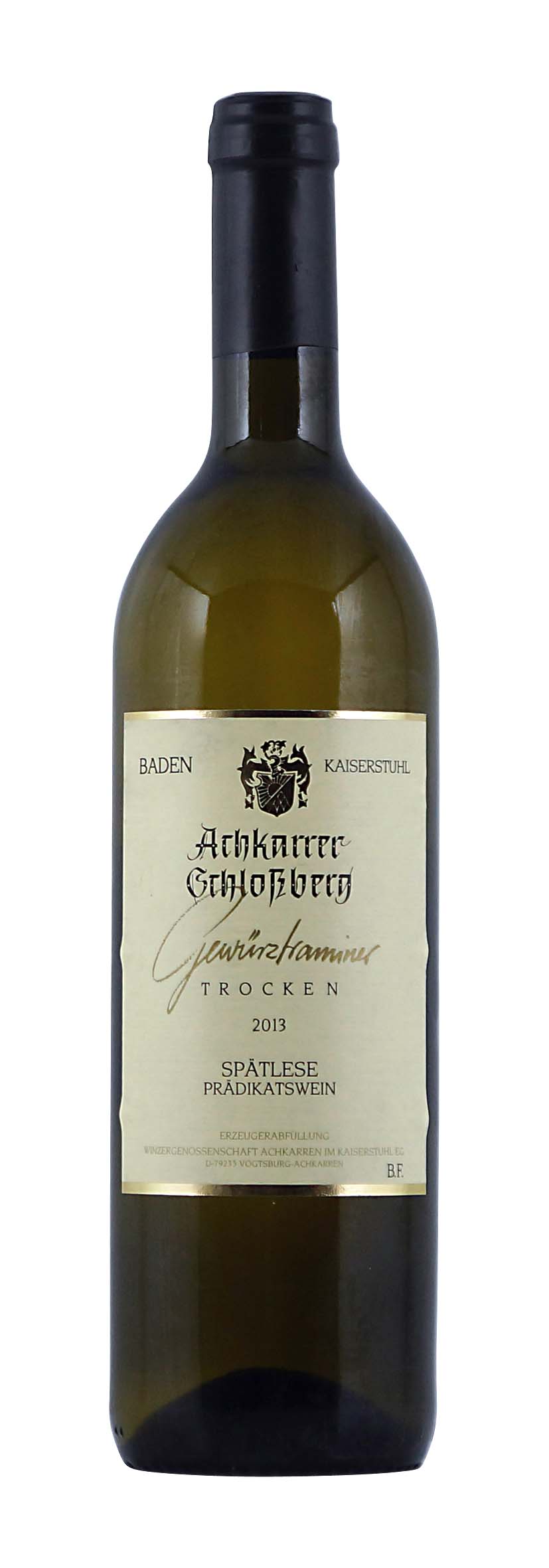 Gewürztraminer Spätlese trocken Bestes Fass 2013