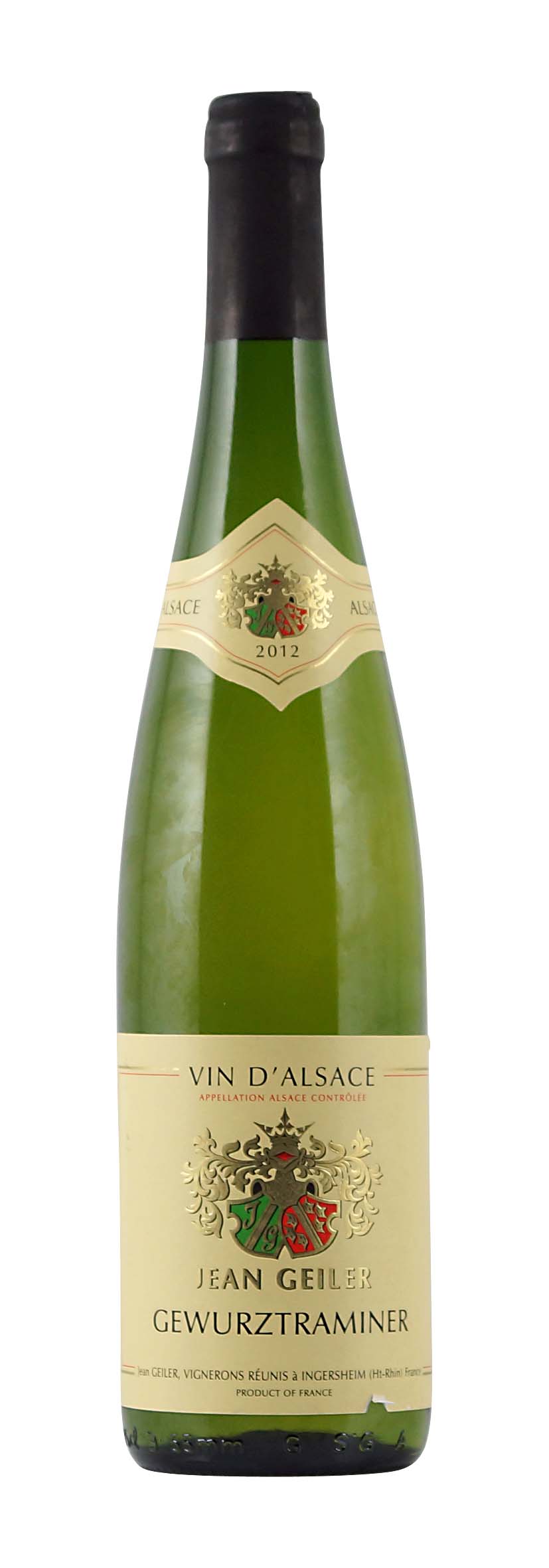 Alsace AOC Gewurztraminer Réserve Particulière 2012