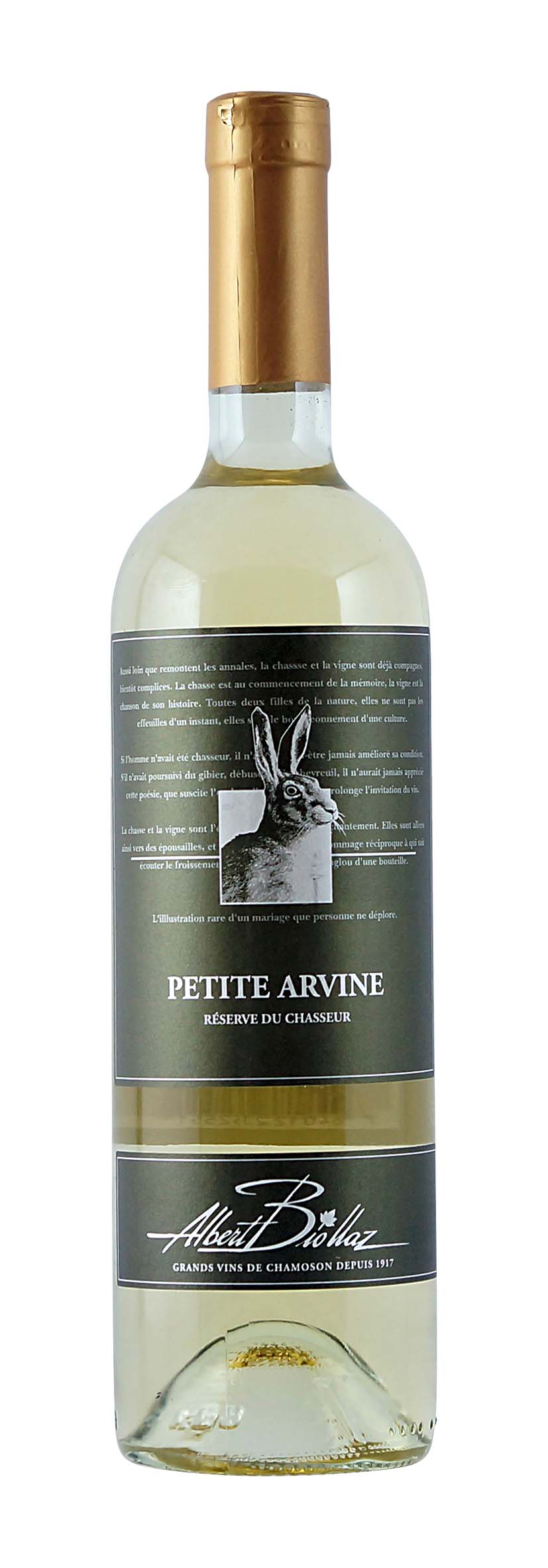 Valais AOC Petite Arvine Réserve du Chasseur 2013