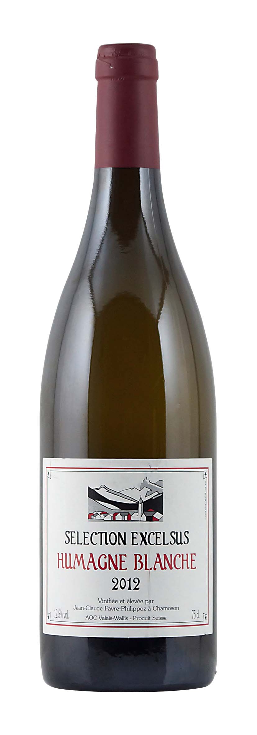 Valais AOC Humagne Blanche Barrique Selection Excelsus 2012