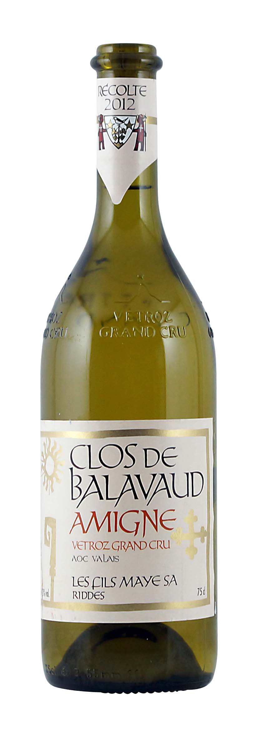 Valais AOC Amigne Clos de Balavaud Grand Cru 2012