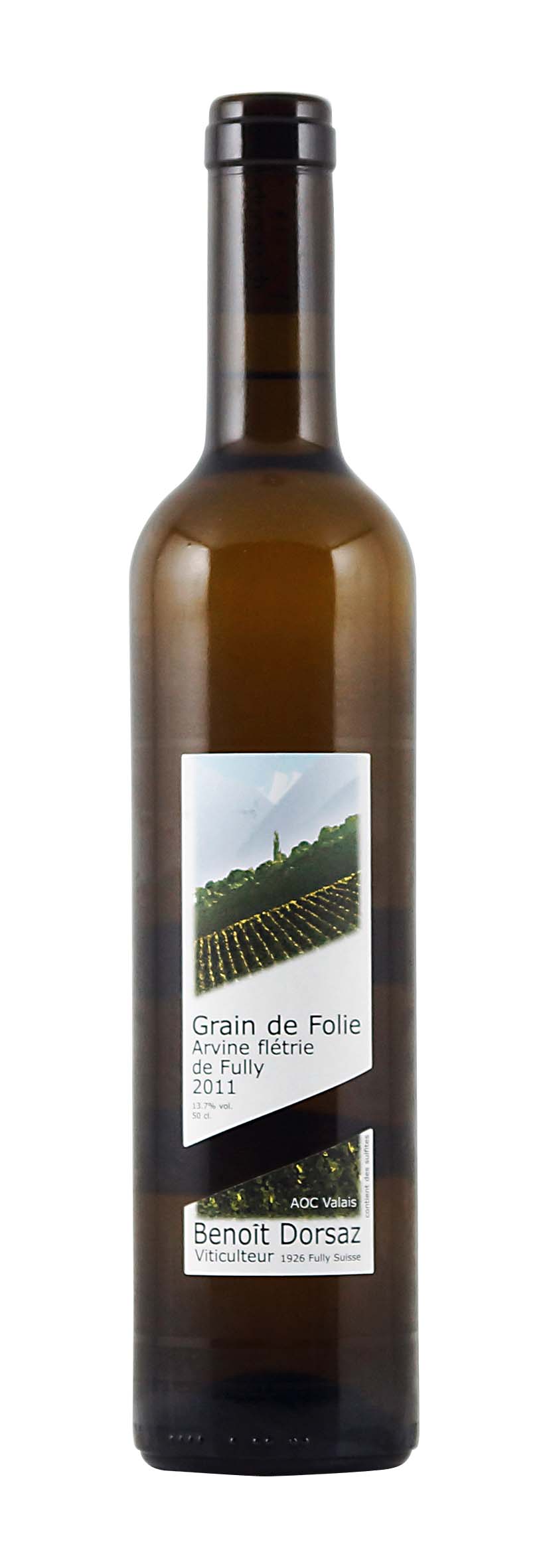 Valais AOC Arvine flétrie de Fully Grain de Folie 2011