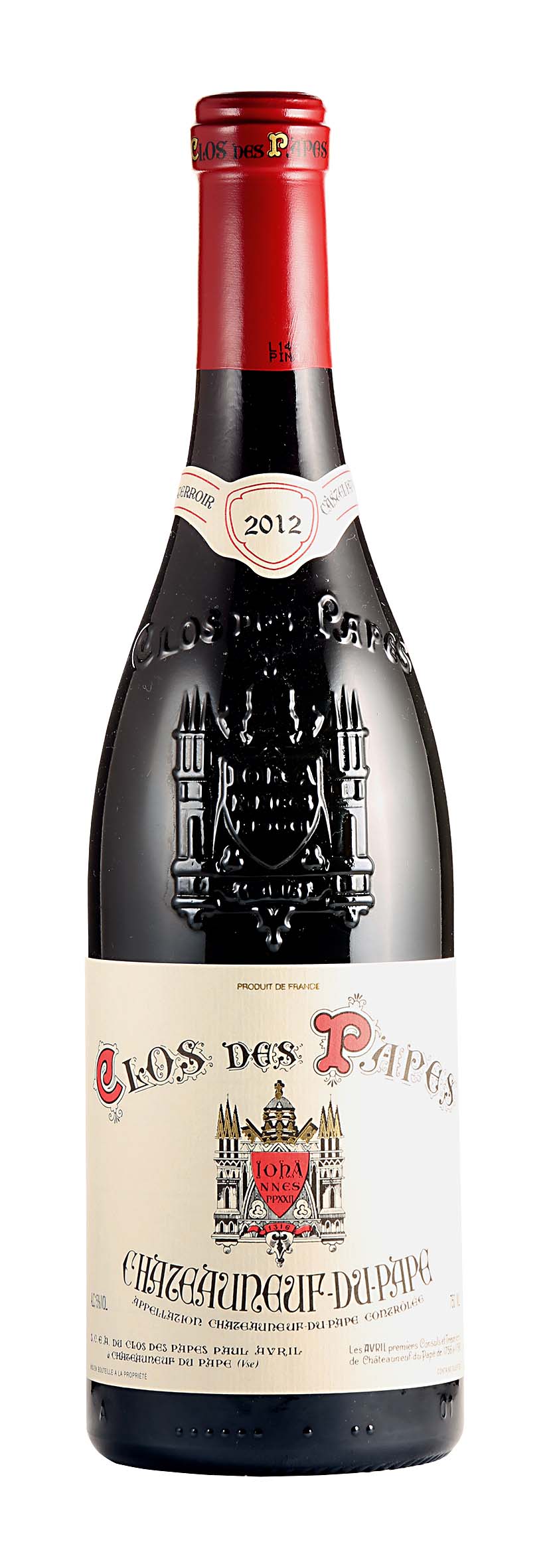 Châteauneuf-du-Pape AOC rouge 2012