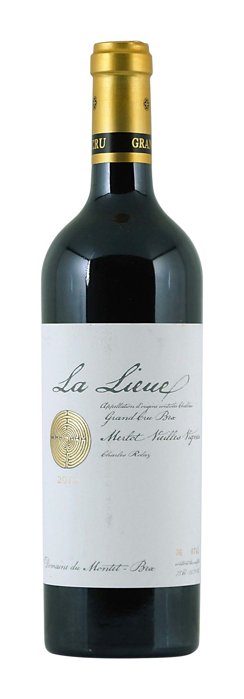 Vaud AOC La Lieue Merlot Vieilles Vignes Charles Rolaz 2012