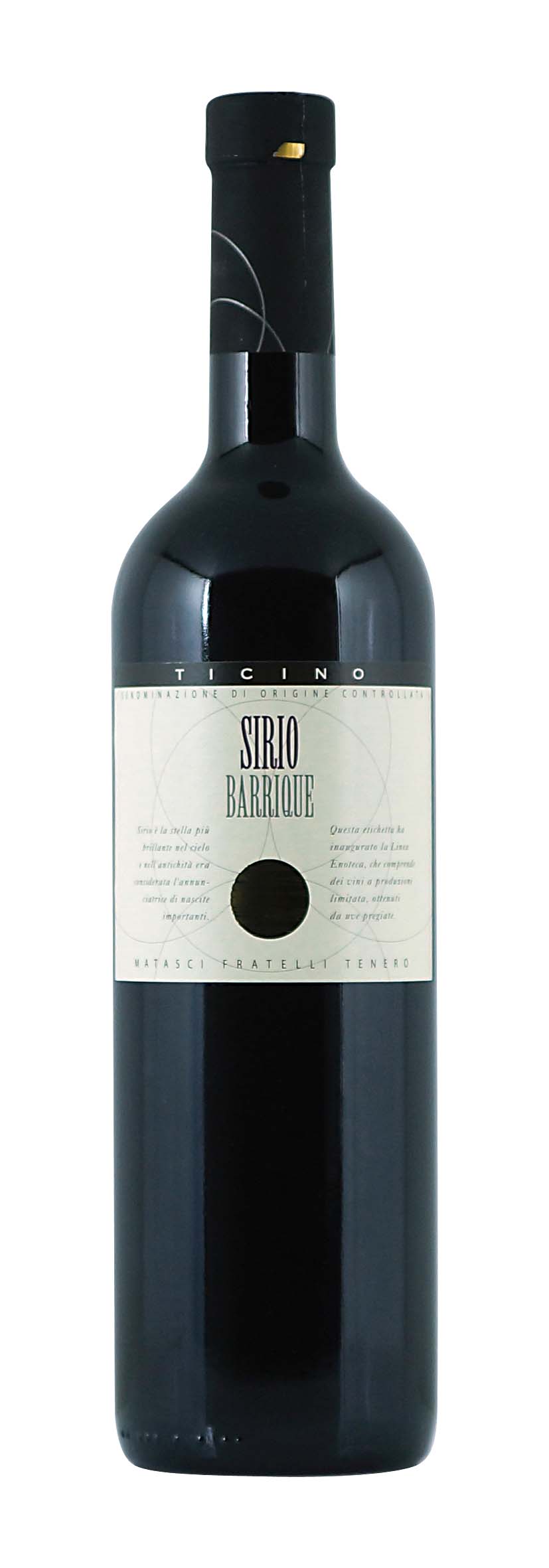 Ticino DOC Merlot Sirio Barrique 2012