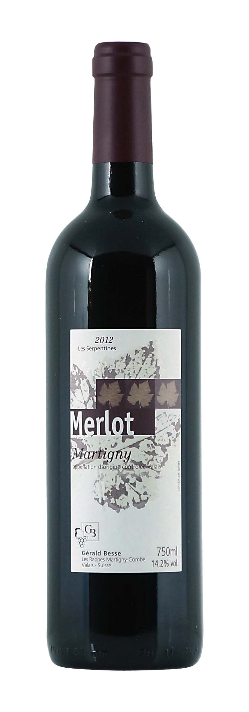 Valais AOC Merlot Martigny 2012