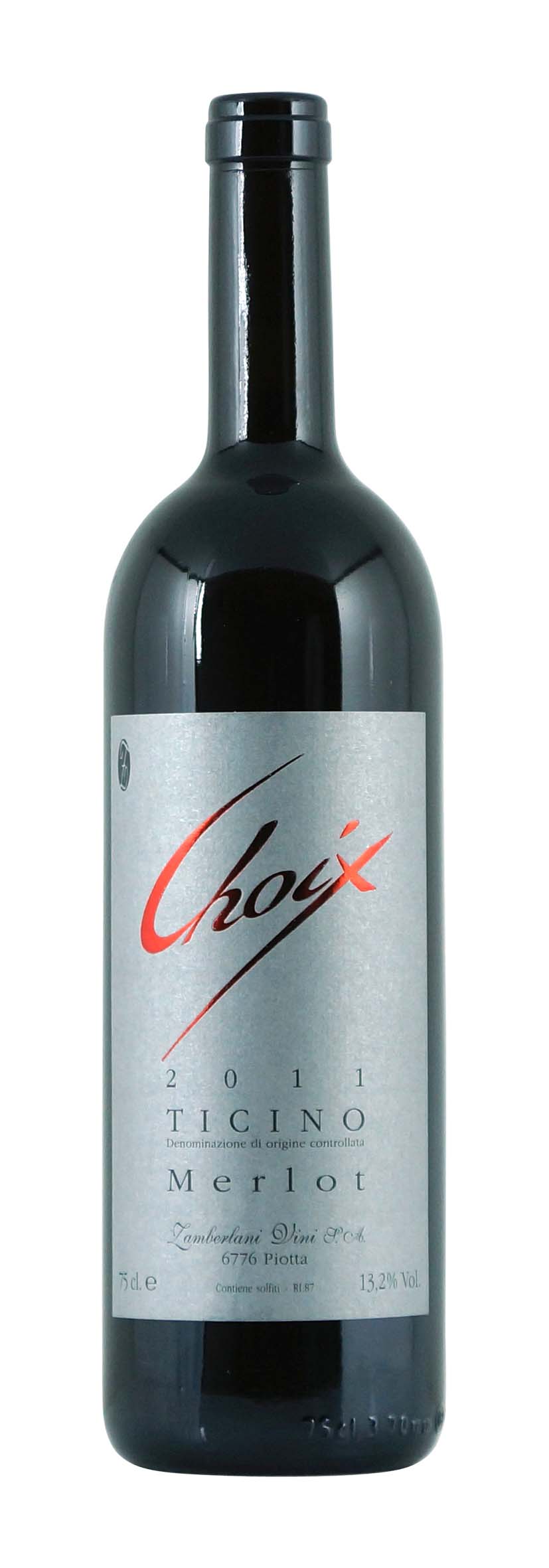 Ticino DOC Choix Merlot 2011