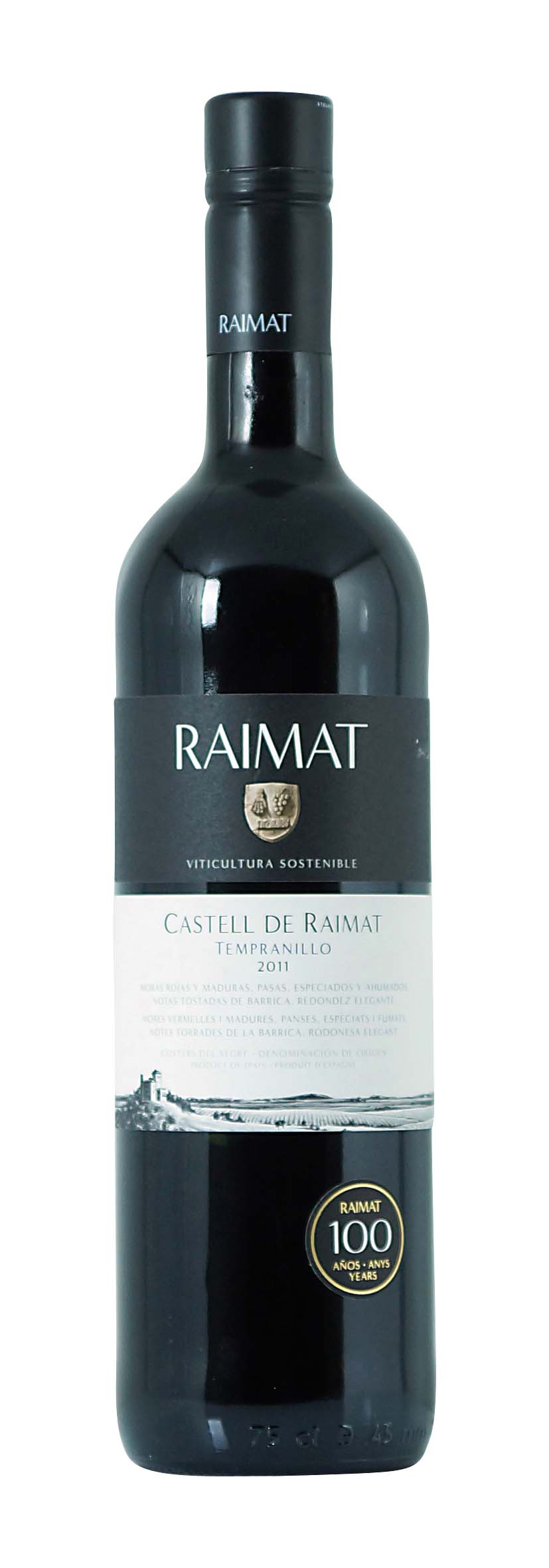 DO Costers del Segre Tempranillo Castell de Raimat 2011