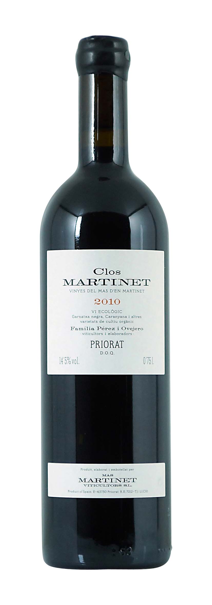 Priorat DOQ Clos Martinet 2010