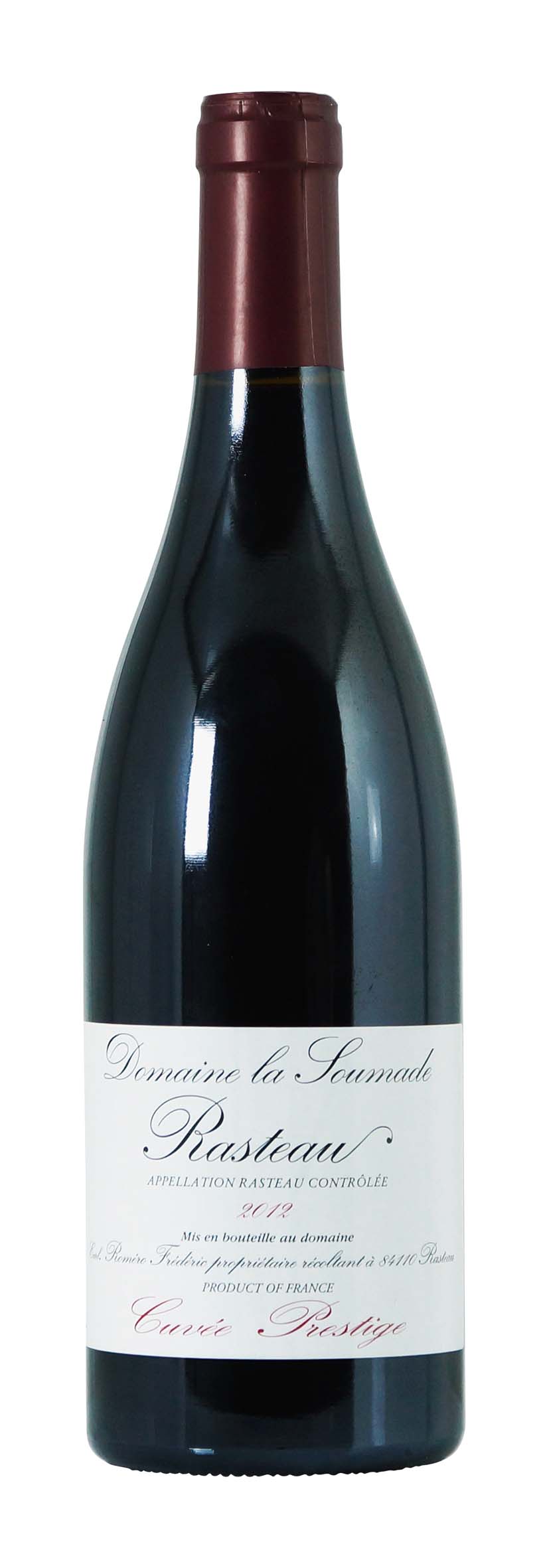 Rasteau AOC Cuvée Prestige 2012