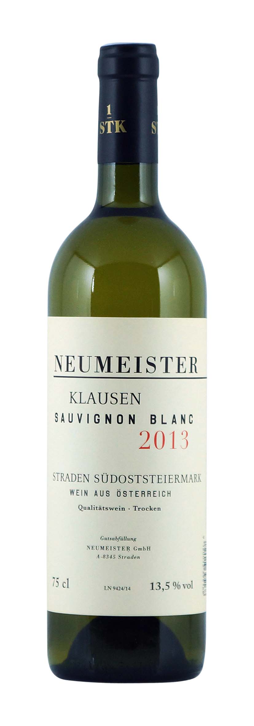 Klausen Sauvignon Blanc Erste STK Lage 2013