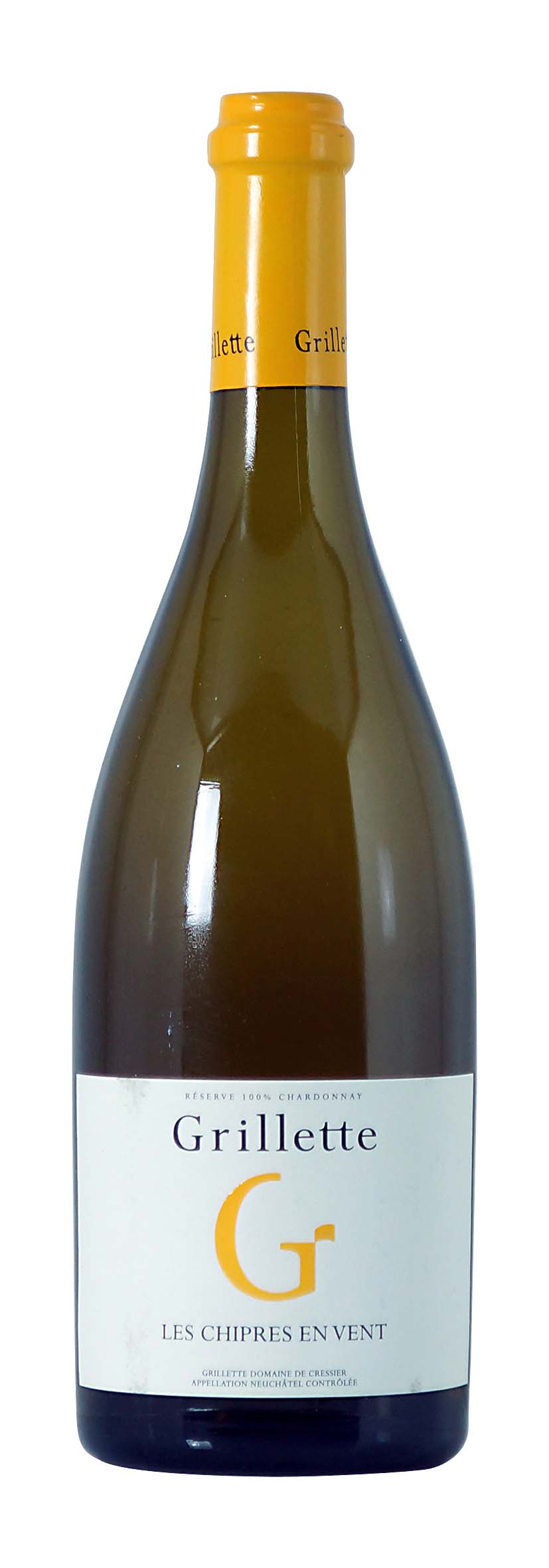 Neuchâtel AOC Chardonnay Réserve Les Chipres en Vent 2011