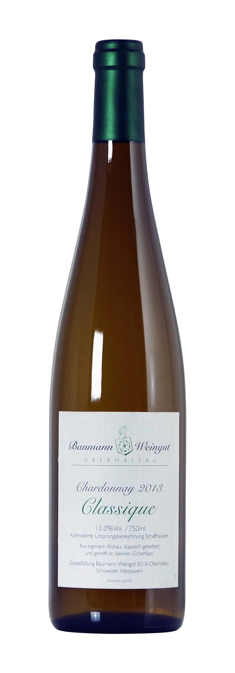 Schaffhausen AOC Chardonnay Classique 2013