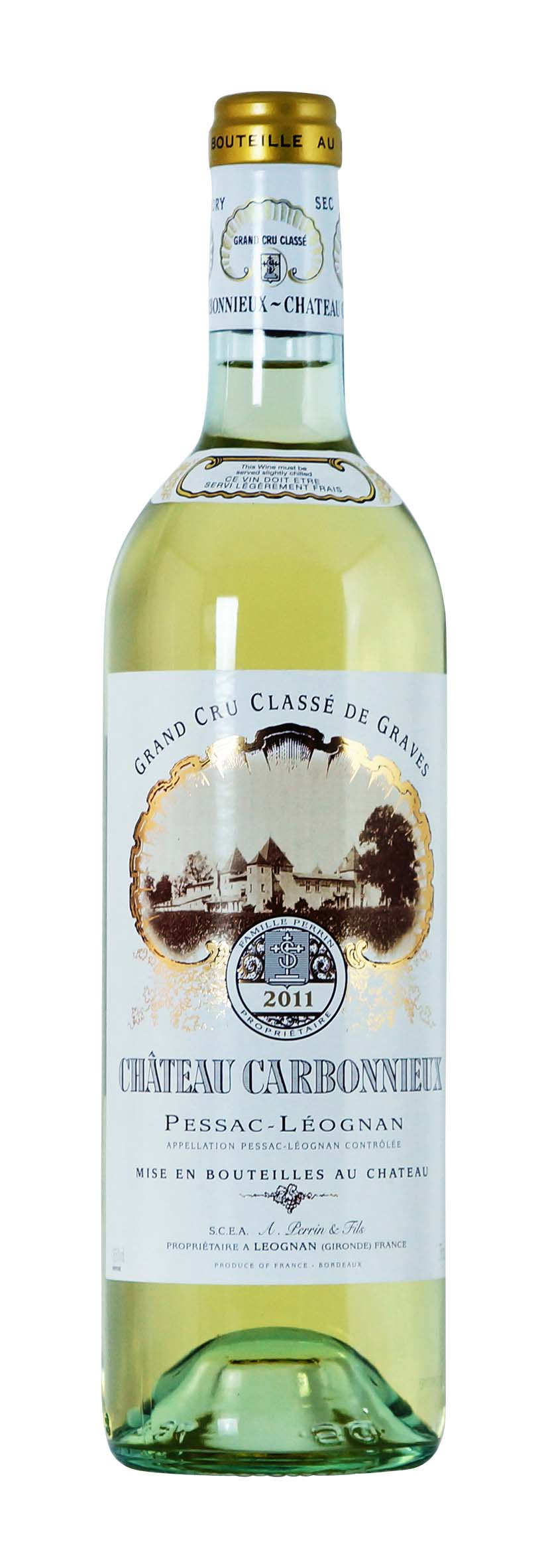 Pessac-Léognan AOC Grand Cru Classé de Graves Château Carbonnieux blanc 2011