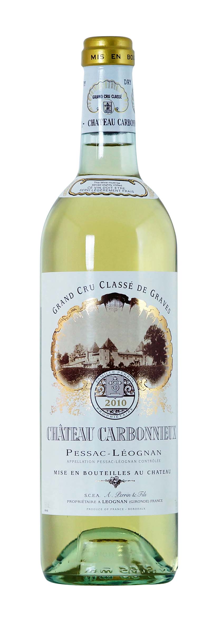 Pessac-Léognan AOC Grand Cru Classé de Graves Château Carbonnieux blanc 2010
