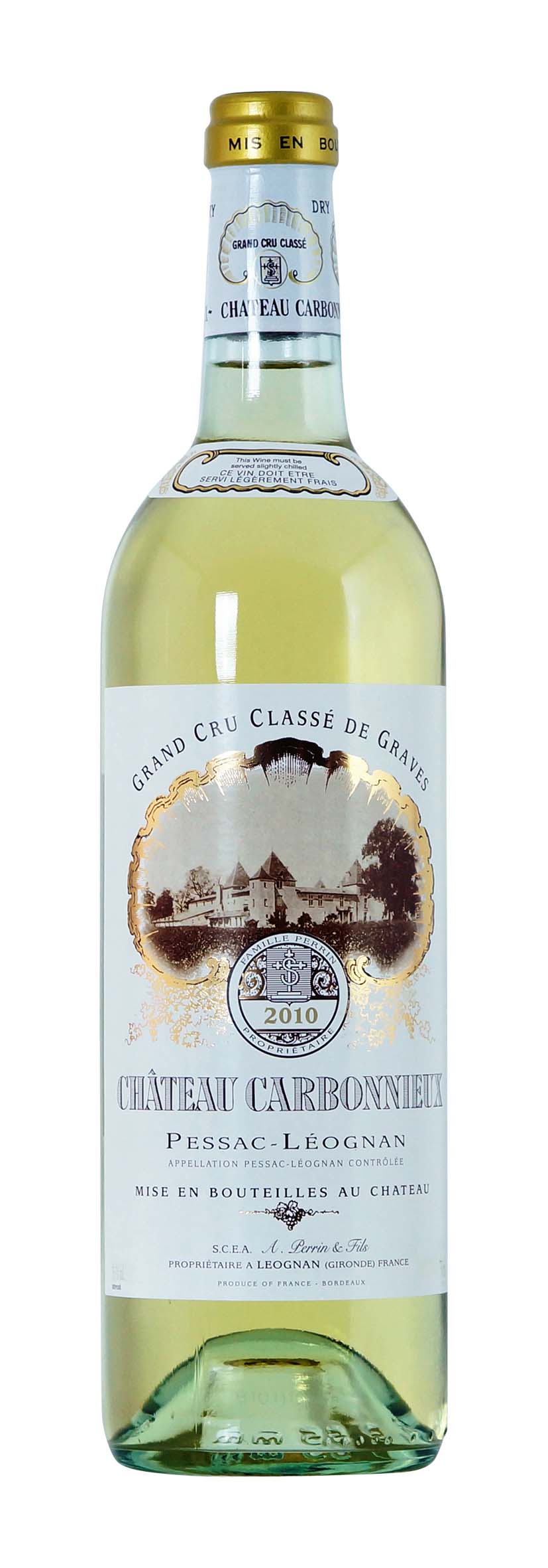 Pessac-Léognan AOC Grand Cru Classé de Graves Château Carbonnieux blanc 2010