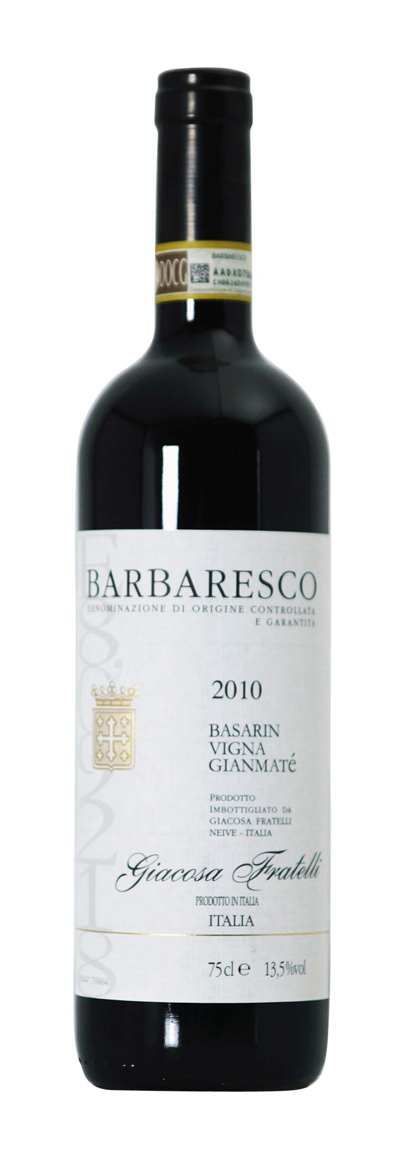 Barbaresco DOCG Basarin Vigna Gianmatè 2010