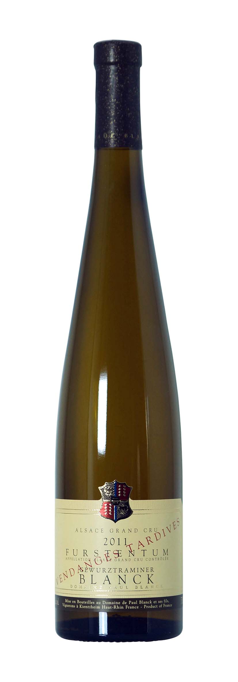 Alsace Grand Cru AOC Furstentum Gewürztraminer Blanck 2011